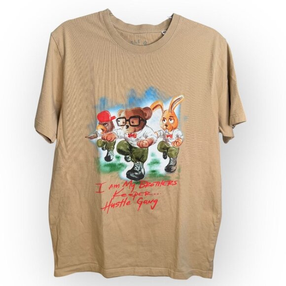 Hustle Gang HG‎ Knit Short Sleeve T-Shirt - Picture 1 of 5